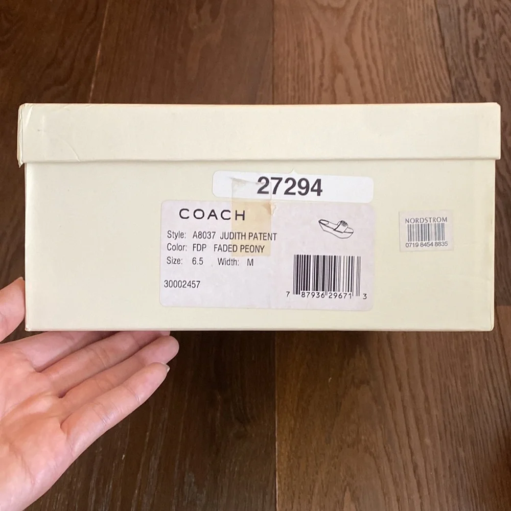 Coach peony wedges SIZE 6.5 - Picture 4 of 4